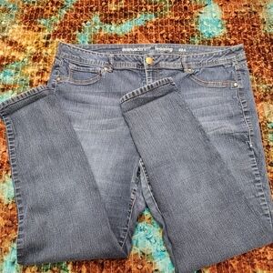 Avenue Denim Boot Cut Legging Jeans - Classic Blue. Size 22A.